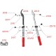 Sekator dwuręczny 80cm FELCO 221-80, Schemat części zamiennych