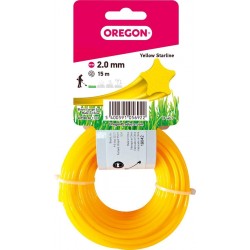Żyłka tnąca Oregon Żółta - 2,0mm x 15m (gwiazdka)