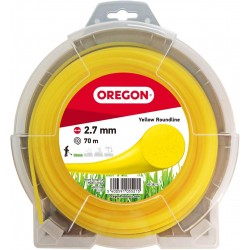 Żyłka tnąca Oregon Żółta - 2,7mm x 70m (okrągła)
